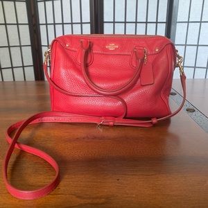 Red Coach Purse